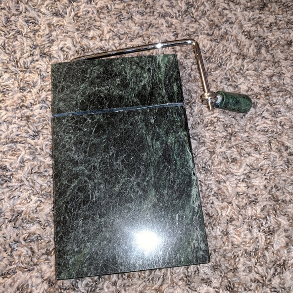 Solid Marble Cheese Slicing/Cutting Board - Picture 2 of 7